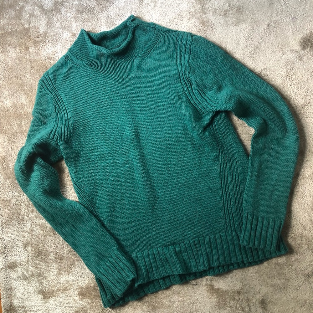 Jcrew relaxed rollneck sweater